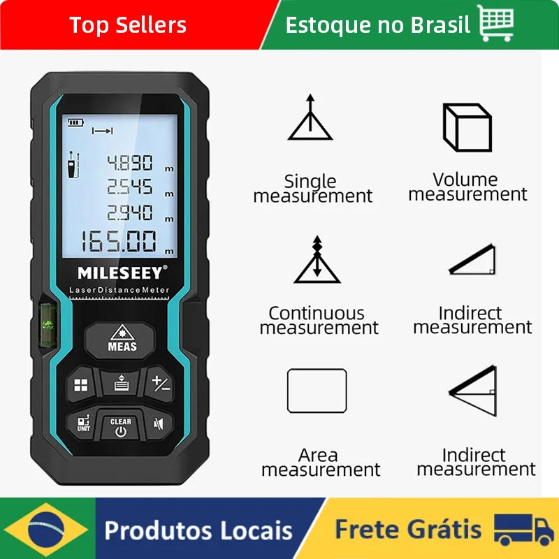 fita métrica laser 40m 60m 80m 100m telêmetro laser ip54 régua eletrônica ferramenta de medição útil