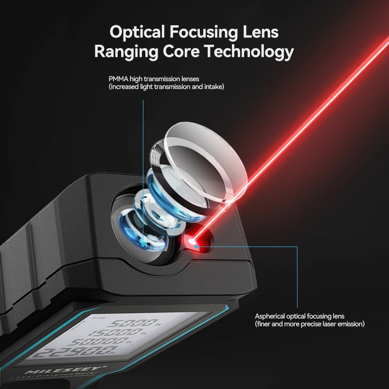 fita métrica laser 40m 60m 80m 100m telêmetro laser ip54 régua eletrônica ferramenta de medição útil