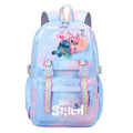 Lilo e Stitch Mochila impermeável de grande capacidade para escola Kawaii Anime cosplay bolsa de viagem bolsa escolar estudante menina presente