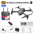 DRONE - DWI D17/E88 Pro Drone 4k Profissional HD 4k Rc Avião Dual-Camera Grande Angular Cabeça Remota Quadcopter