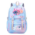 Lilo e Stitch Mochila impermeável de grande capacidade para escola Kawaii Anime cosplay bolsa de viagem bolsa escolar estudante menina presente