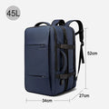 Mochila de viagem BANGE Mochila empresarial masculina Mochila escolar Bolsa USB expansível Grande capacidade 17.3 Laptop Mochila impermeável da moda